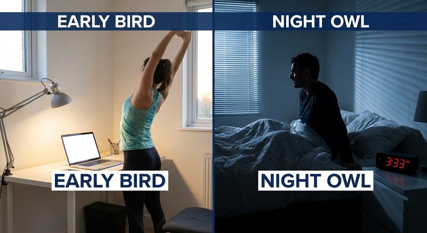 Larks, Owls, and Restless Minds: Chronotype-Specific Strategies for Insomnia Relief